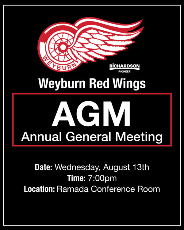 Weyburn Red Wings AGM is Weeks Away