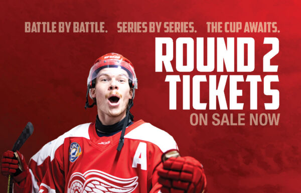 ROUND 2 TICKETS ON SALE NOW – ONLINE OR IN PERSON