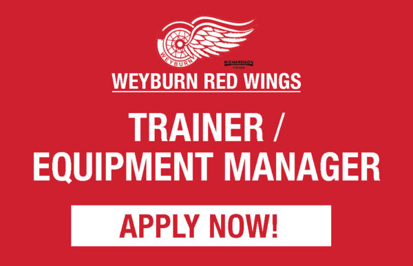 Weyburn Red Wings – Trainer/Equipment Manager Job Posting